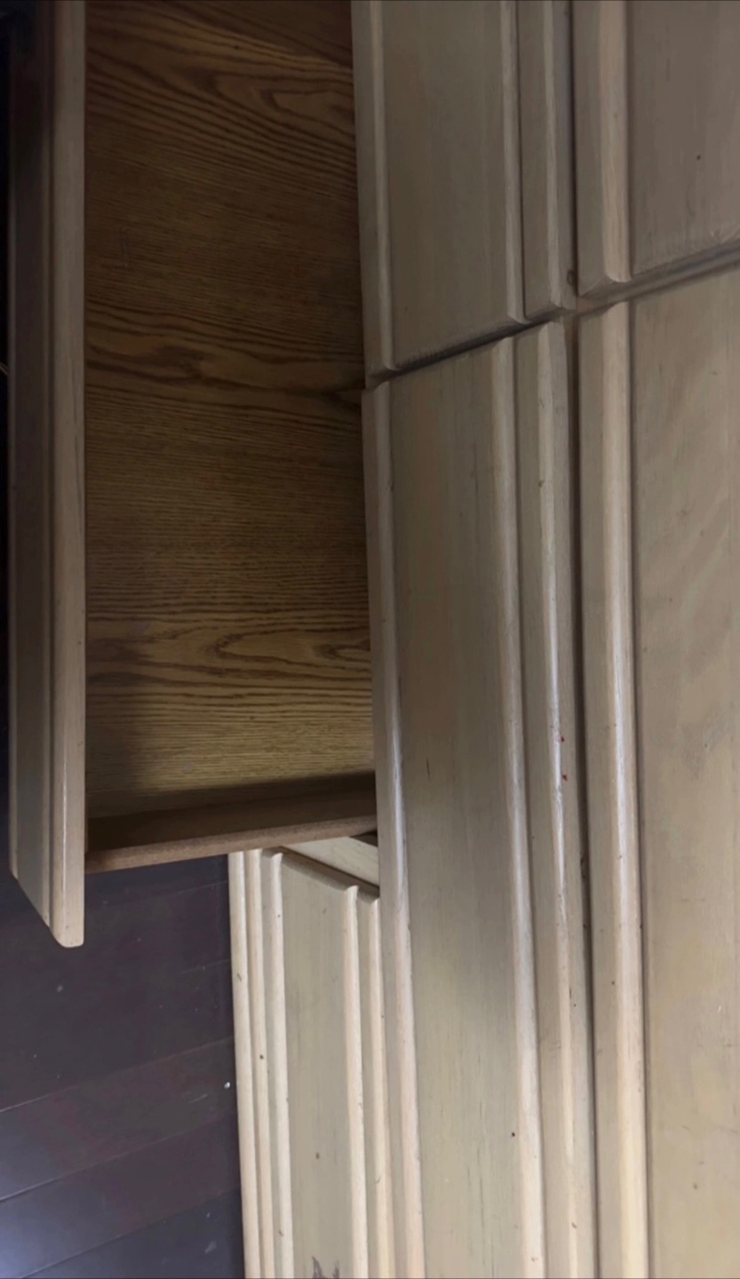 Wooden Dresser with Tri-Fold Mirror - photo 4