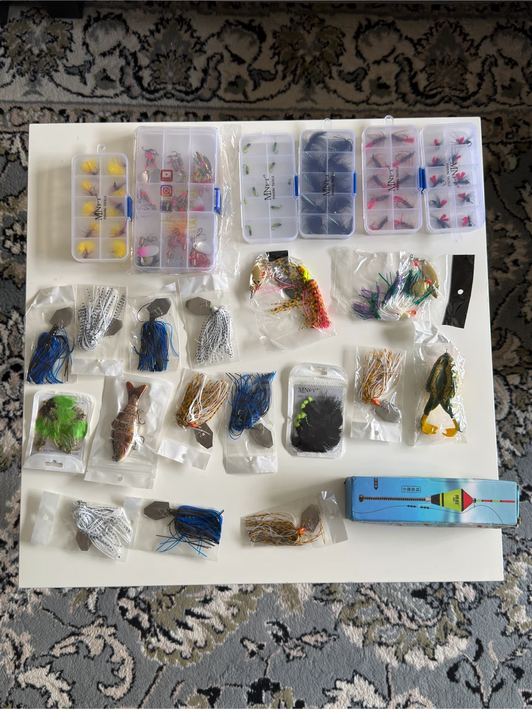 Fishing Lure Assortment and Bobber Set
