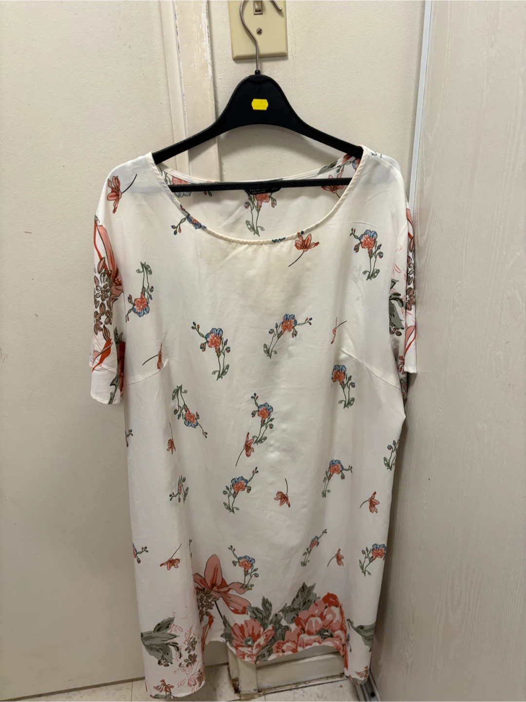 White floral print dress - photo 2