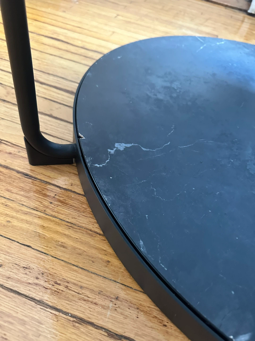 Round Coffee Table with Glass Top - photo 4