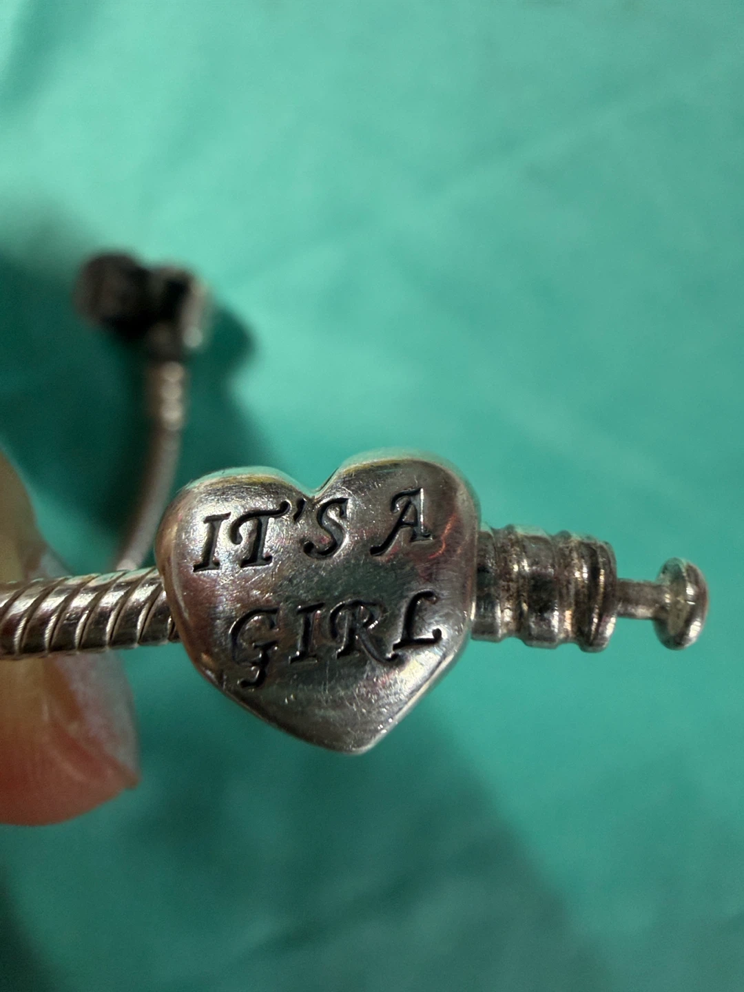 Pandora "It's A Girl" Heart Charm - photo 2
