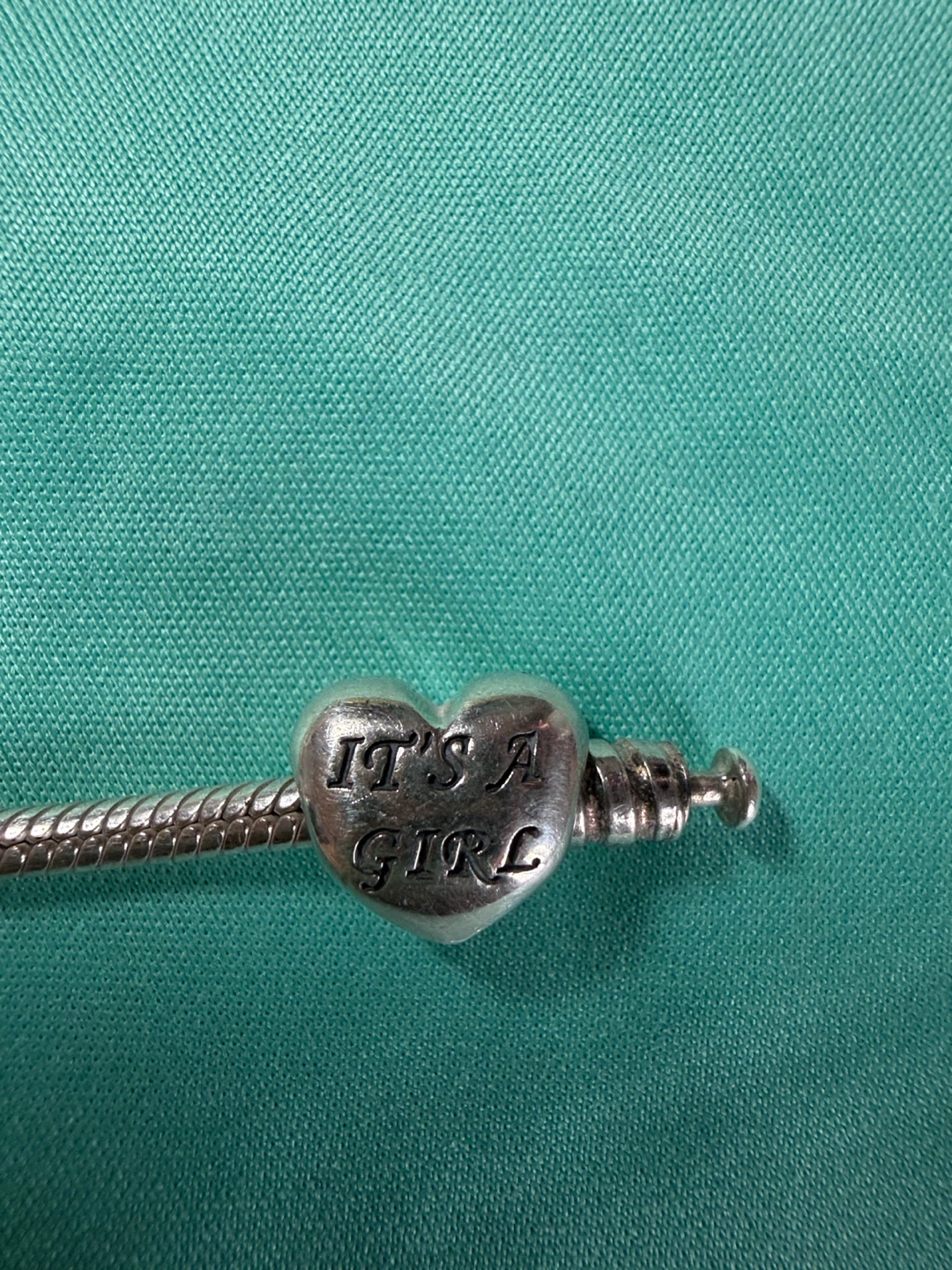 Pandora "It's A Girl" Heart Charm - photo 3