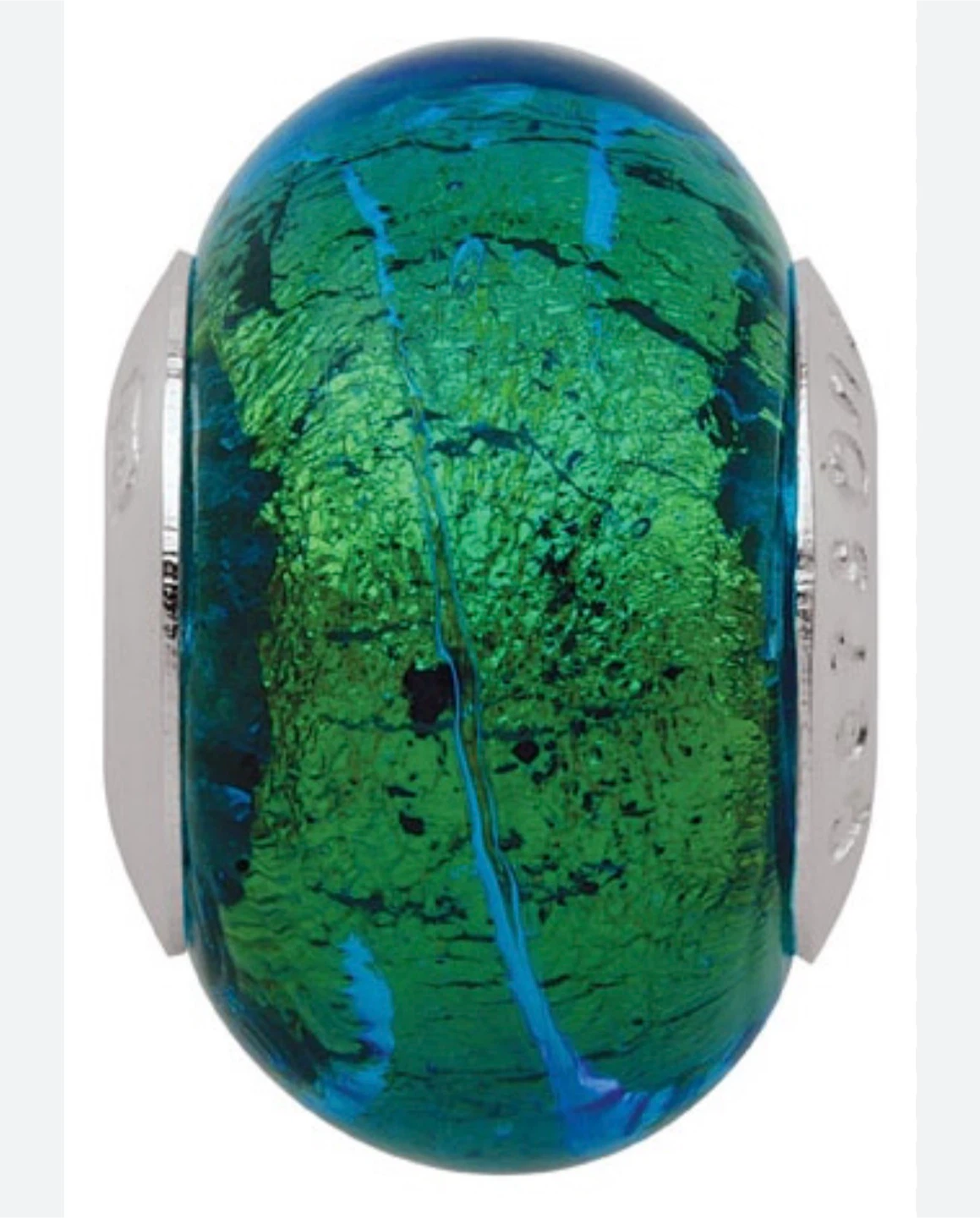 Persona Rare-to-find teal/green Murano glass and silver bracelet - photo 4
