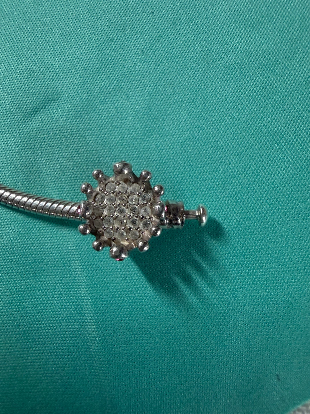 Chamilia Swarovski Pink and Sparkling CROWN Charm fits Pandora - photo 4