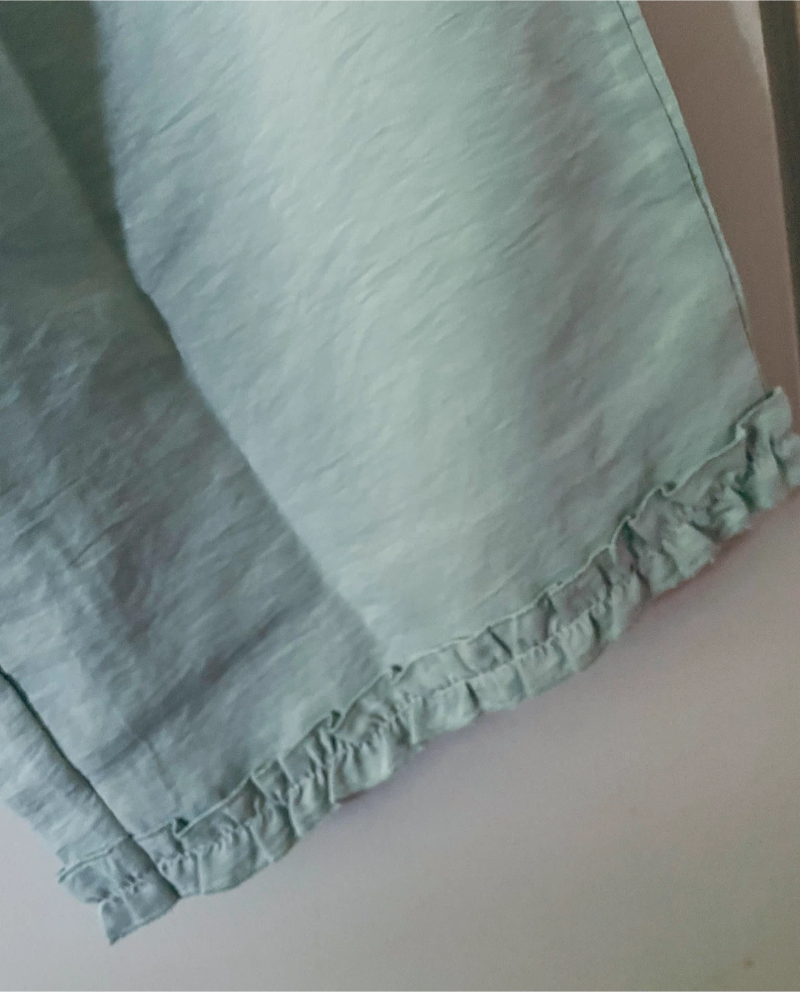 Light Blue Ruffled Hem Pants - photo 3