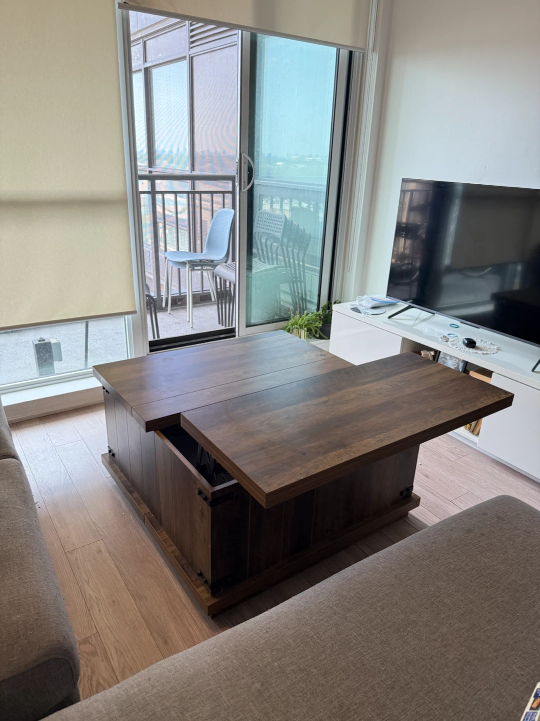 Lift-Top Coffee Table with Storage