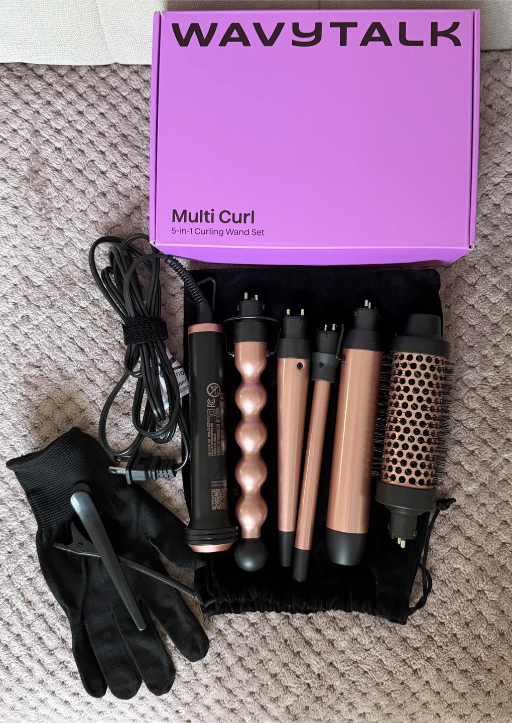 Wavytalk 5-in-1 Curling Wand Set - photo 2