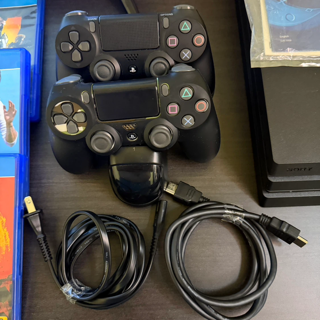 PlayStation 4 Pro Bundle with 3 Games & 2 Controllers - photo 3