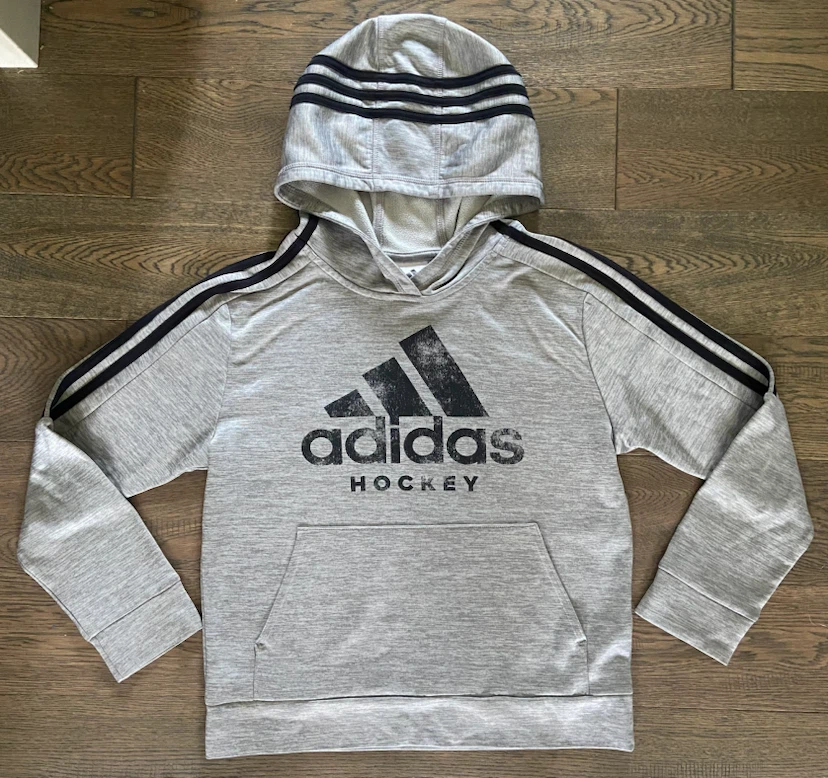 LIKE NEW: Adidas Hockey Hoodie - Size Youth Medium