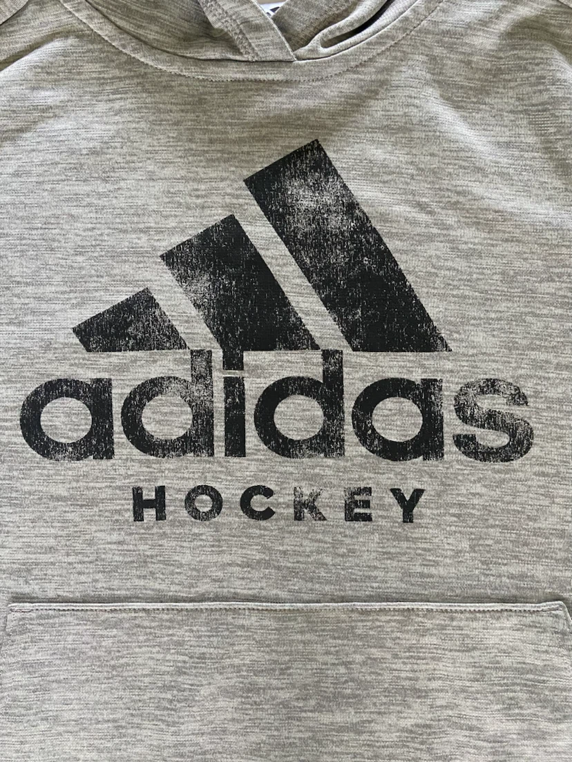 LIKE NEW: Adidas Hockey Hoodie - Size Youth Medium - photo 2