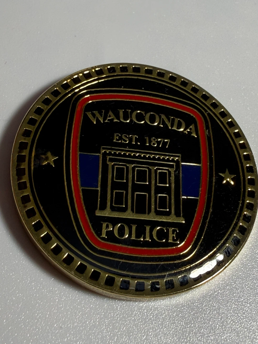 Wauconda Police Challenge Coin