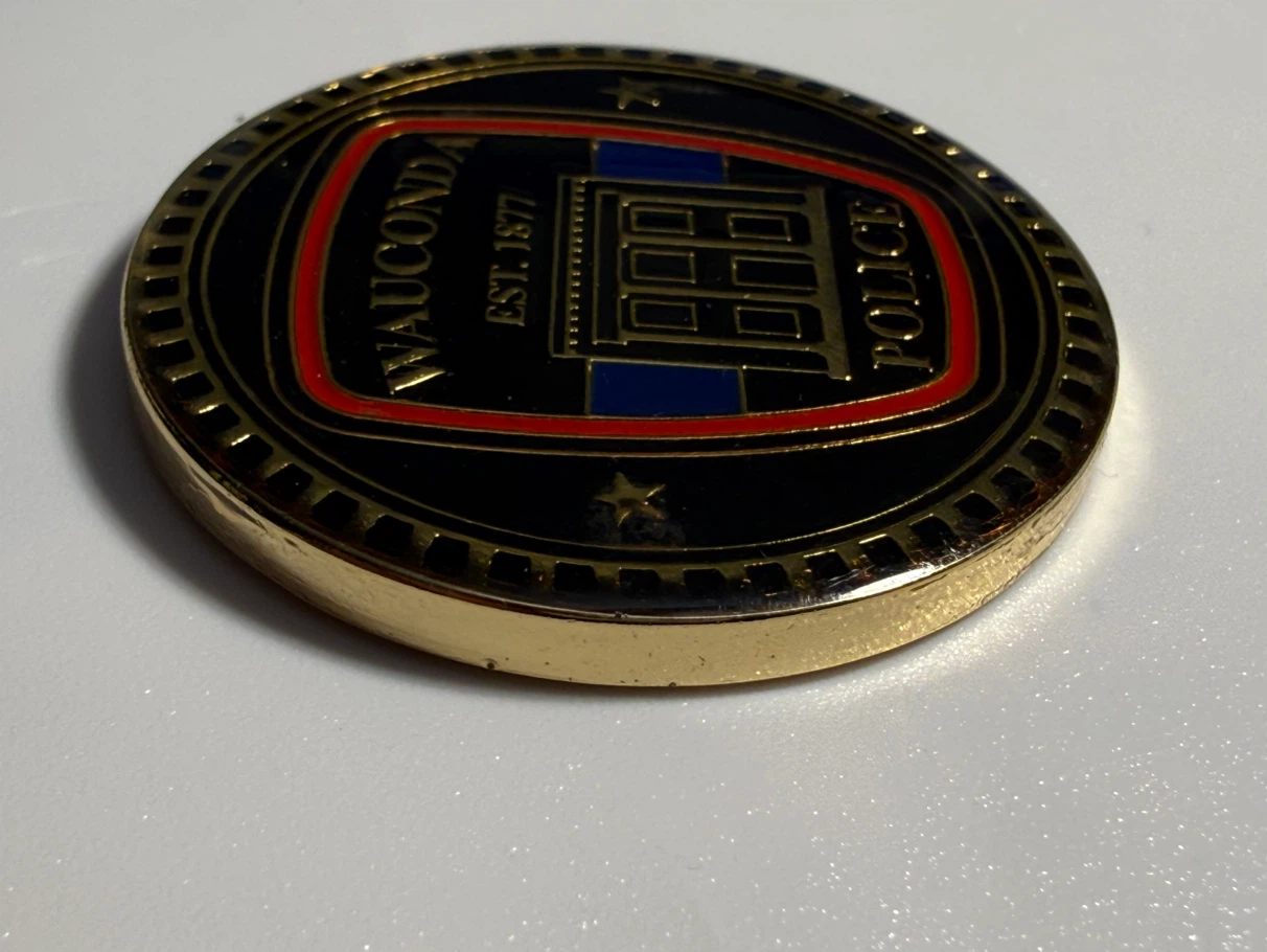 Wauconda Police Challenge Coin - photo 4