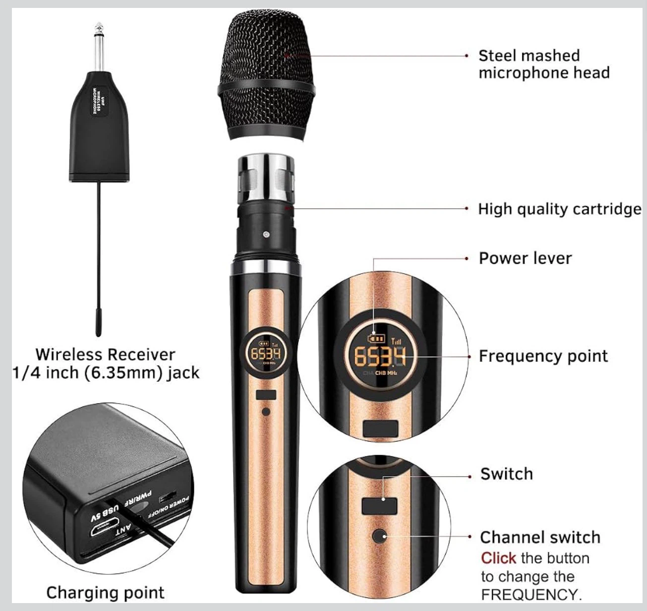 BRAND NEW!! Wireless Microphone System - photo 2
