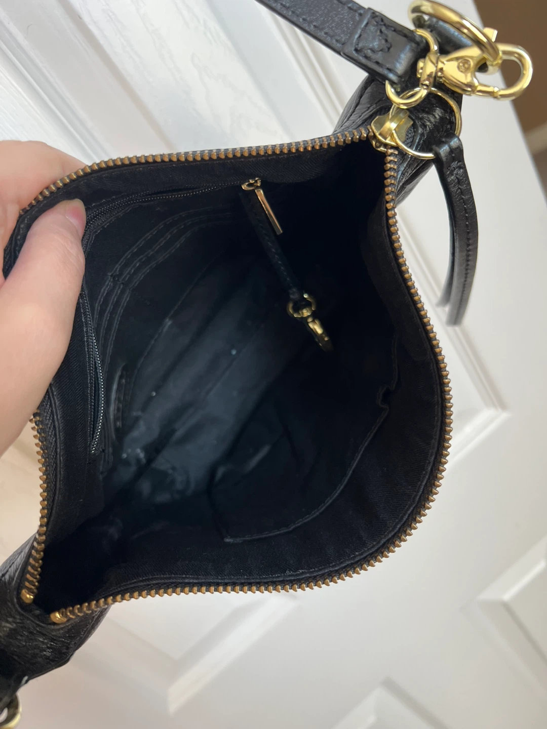 Fossil Black and Gold Crossbody Bag - photo 4