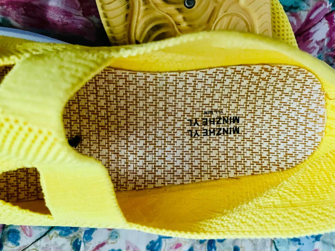 Yellow Slip-On Knit Shoes - photo 3