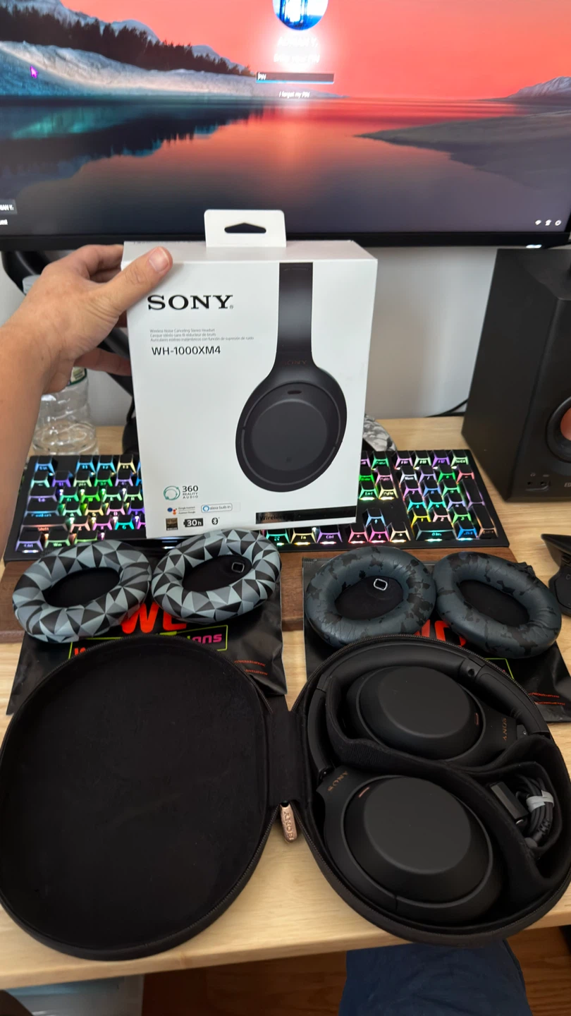 Sony WH-1000XM4 Over-Ear Noise Cancelling Headphones