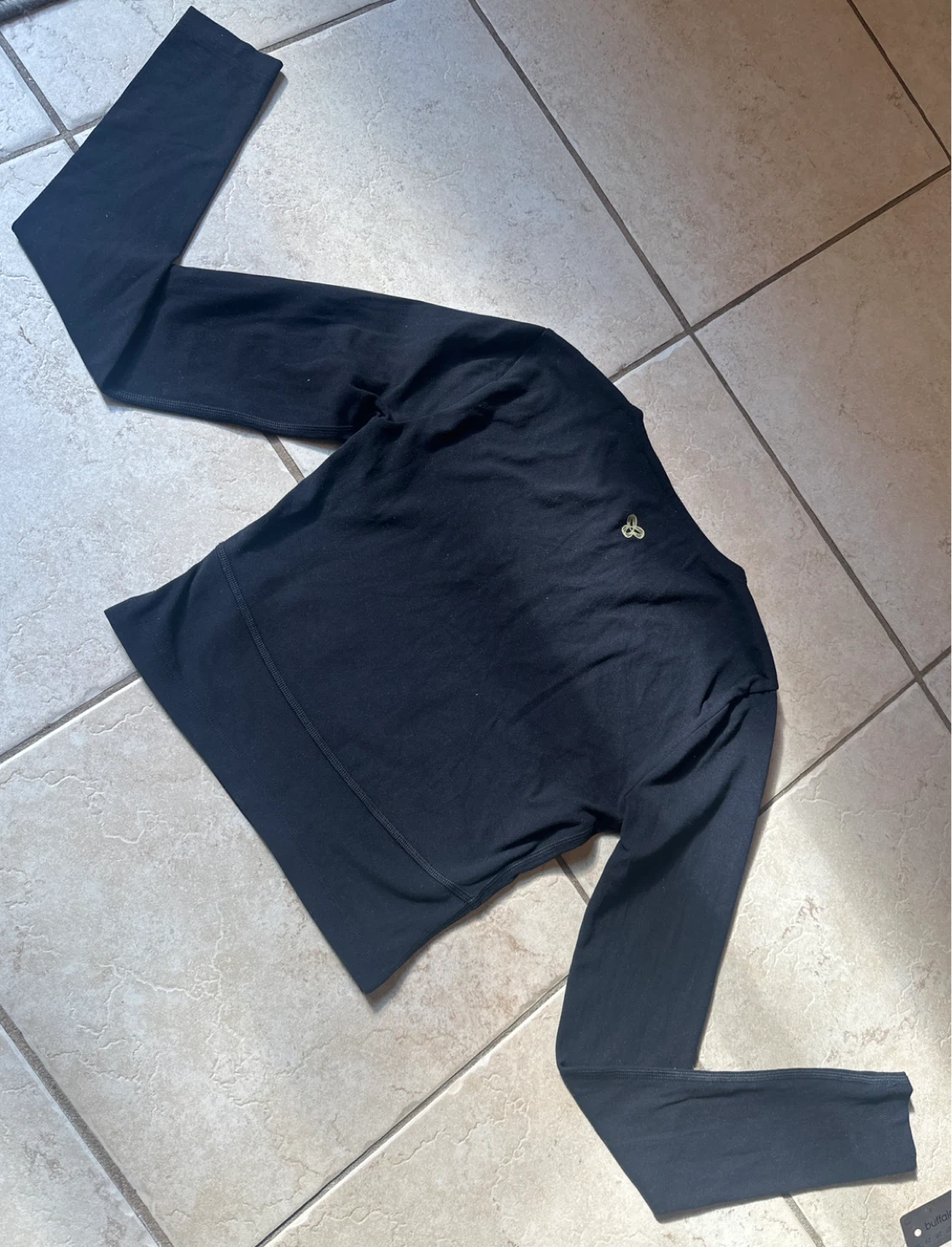 GOLDEN butter essential waist long sleeve top XS - photo 4