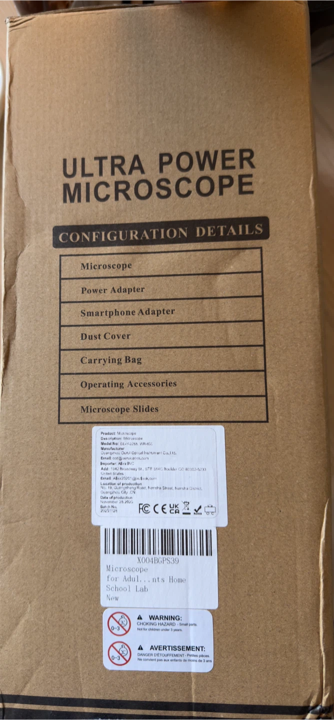 BEBANG 2000X Compound Microscope Kit for Kids Adults - photo 2