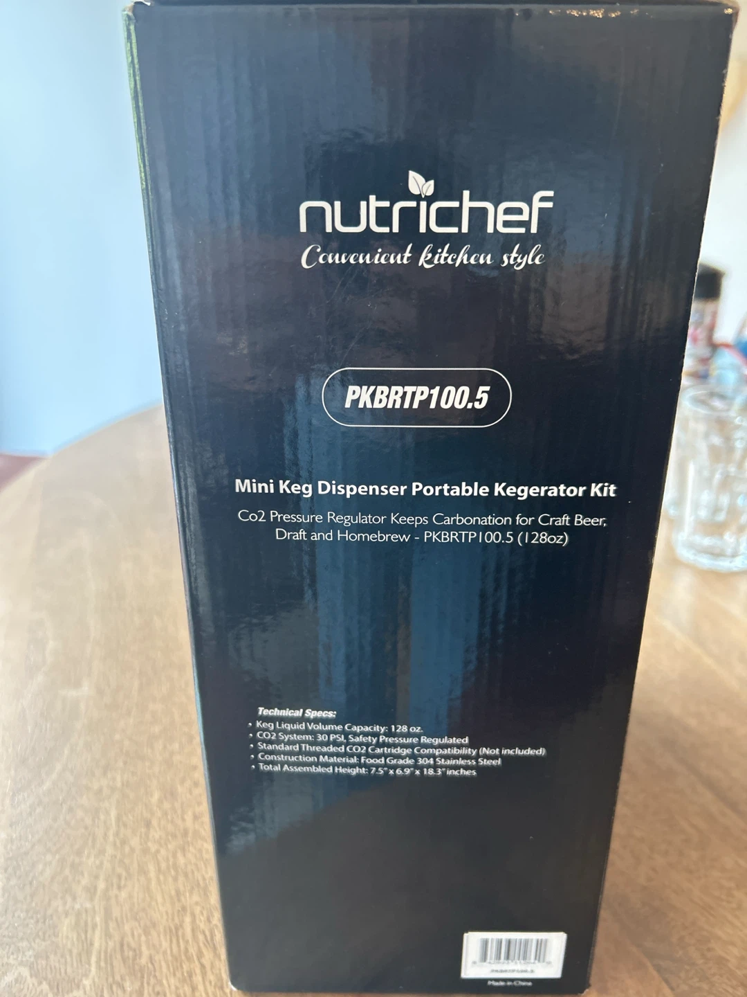 NutriChef PKBRTP100.5 Mini Keg Dispenser Portable Kegerator Kit - photo 3
