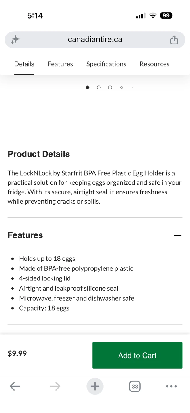 LockNLock by Starfrit 18-Egg Container - photo 3