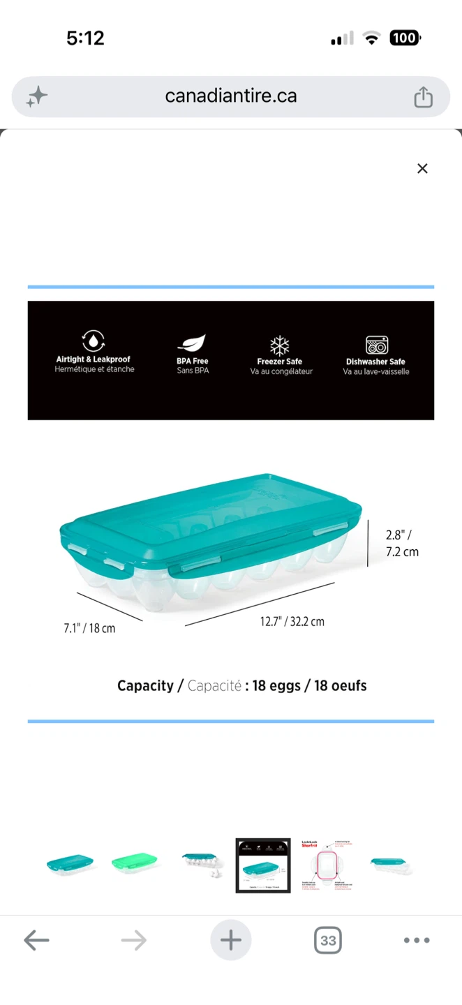 LockNLock by Starfrit 18-Egg Container - photo 4