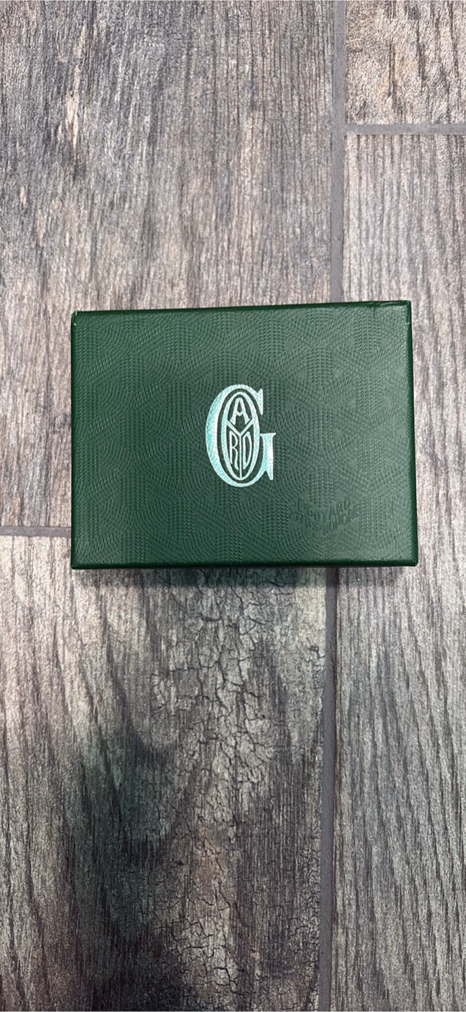 Goyard Card Holder - Beige Monogram