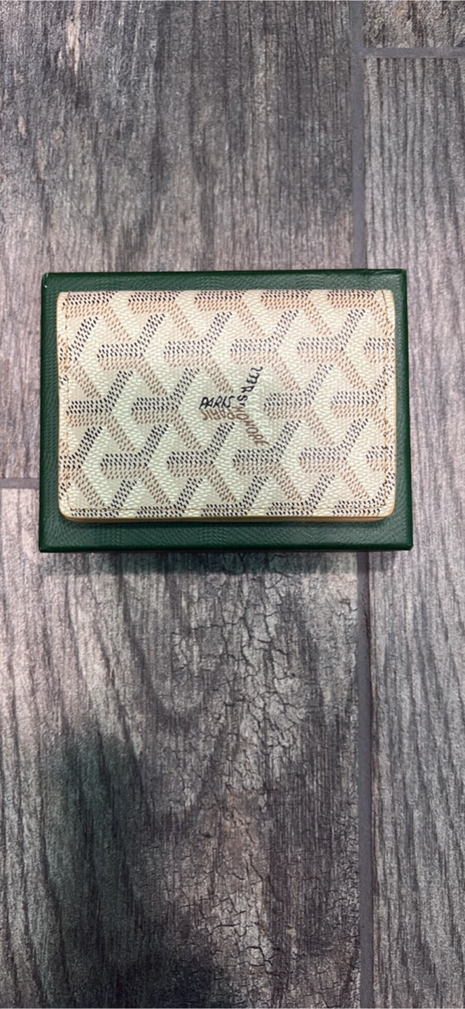 Goyard Card Holder - Beige Monogram - photo 4