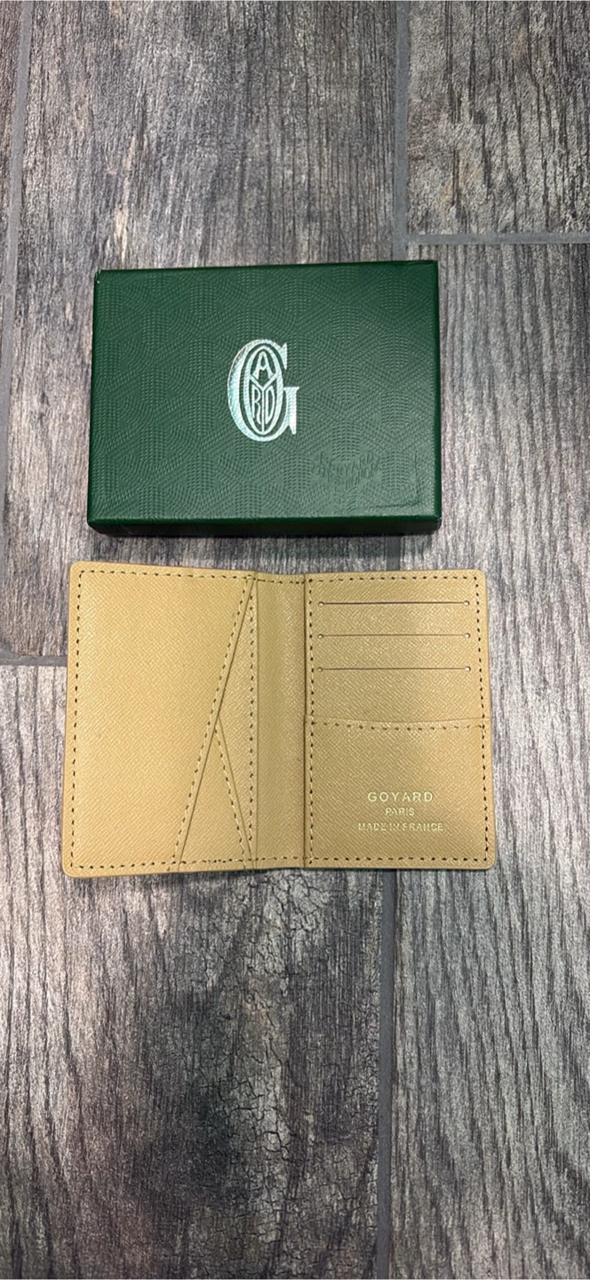 Goyard Card Holder - Beige Monogram - photo 5