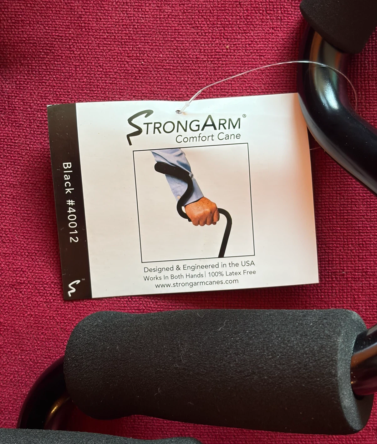 StrongArm Comfort Cane Adjustable Walking Cane - photo 3