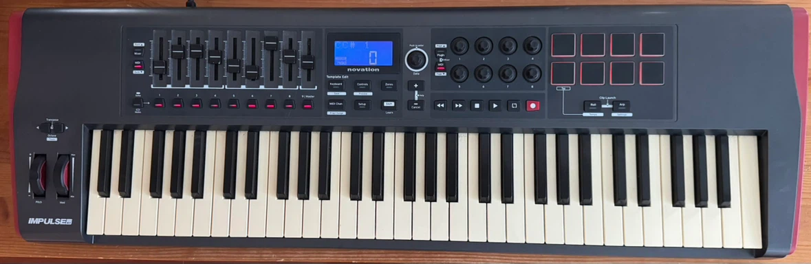 Novation Impulse 61 USB MIDI Controller Keyboard