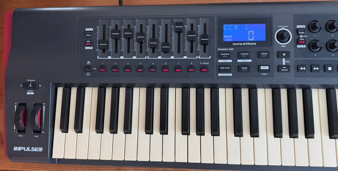 Novation Impulse 61 USB MIDI Controller Keyboard - photo 2