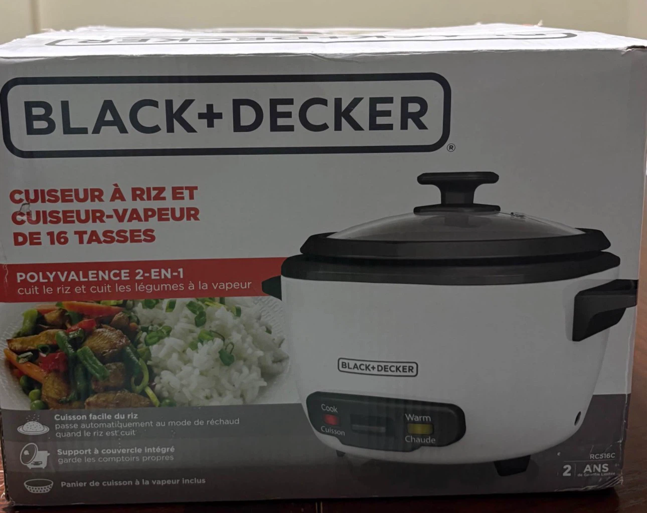 Rice Cooker ( Electric) and  Steamer 16 cup - photo 2