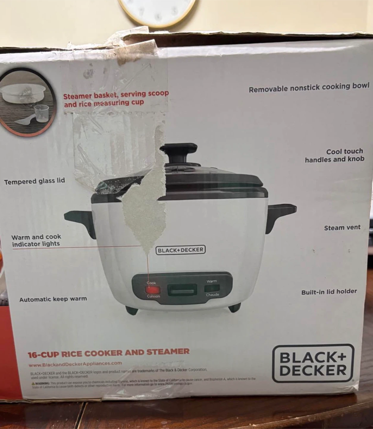 Rice Cooker ( Electric) and  Steamer 16 cup - photo 3