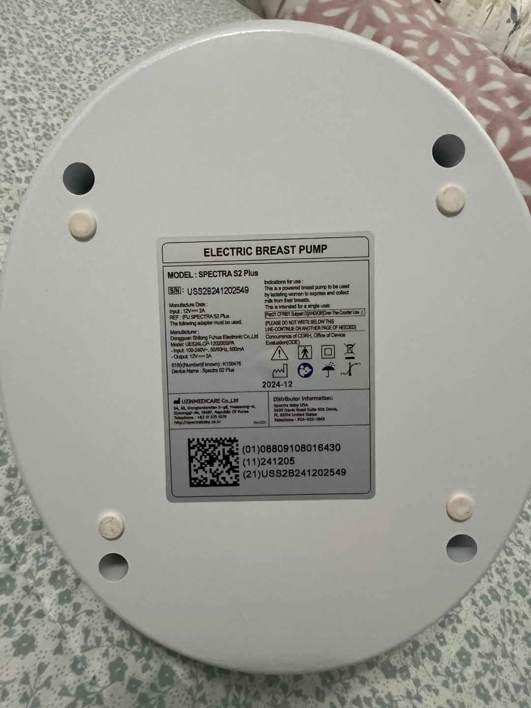 Spectra S2 Plus Electric Breast Pump - photo 3