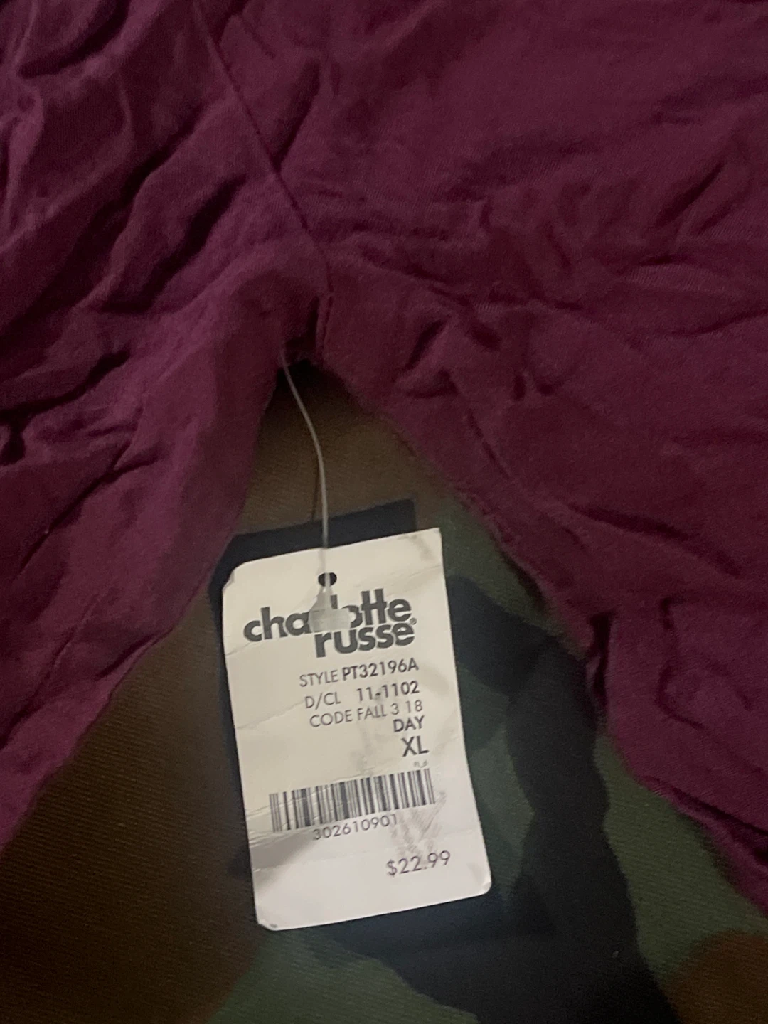 Charlotte Russe Purple Blouse XL - photo 2