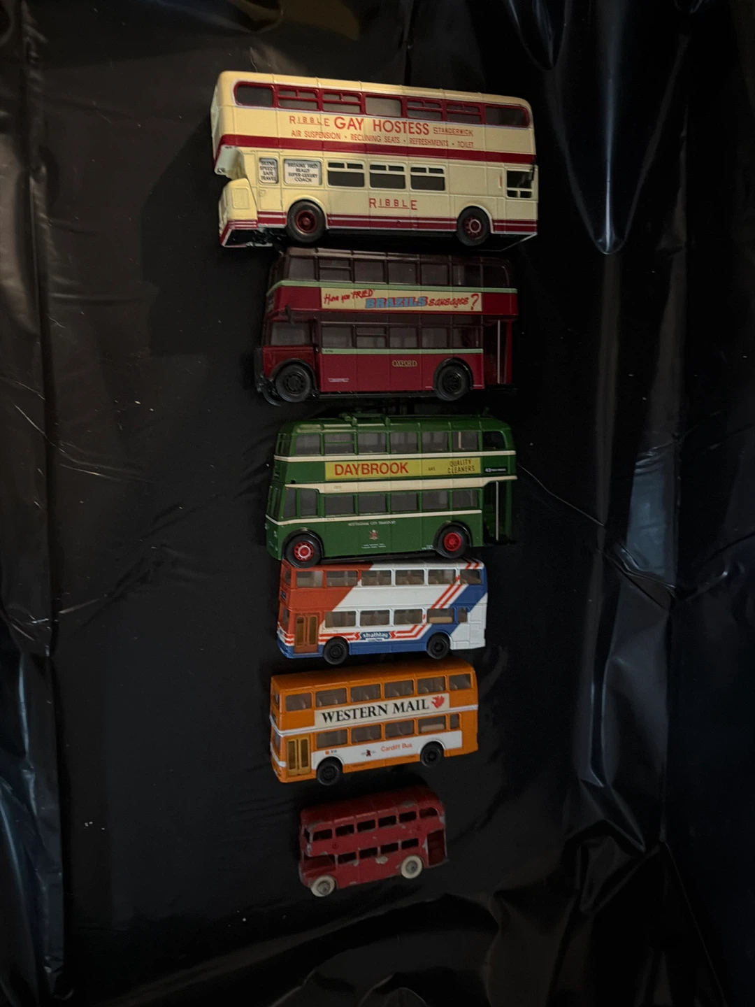 Collection of Diecast Model Buses
