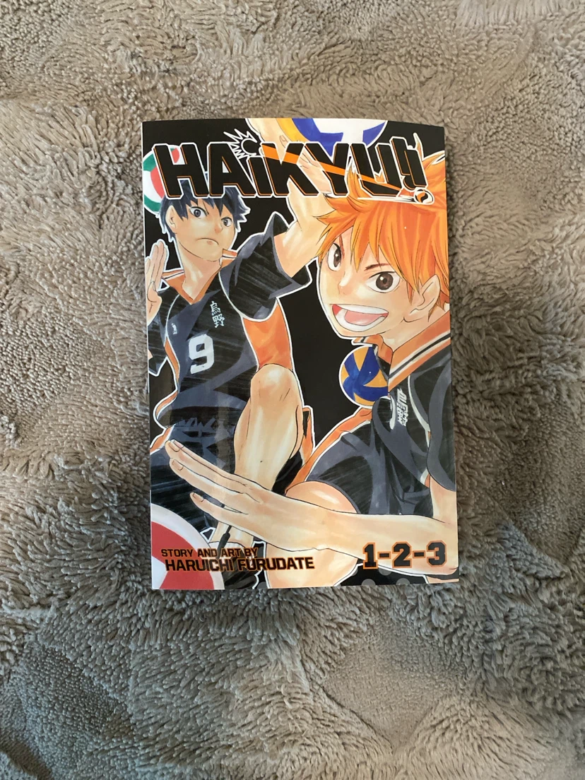 HAIKYUU manga, volumes 1-2-3