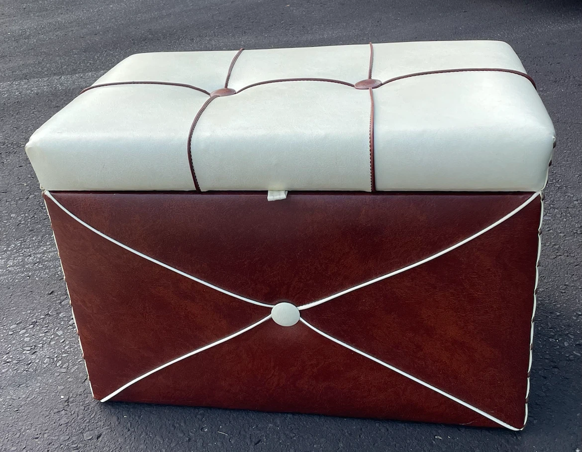 Vintage Storage Ottoman - Chatham Fabrics Ltd.