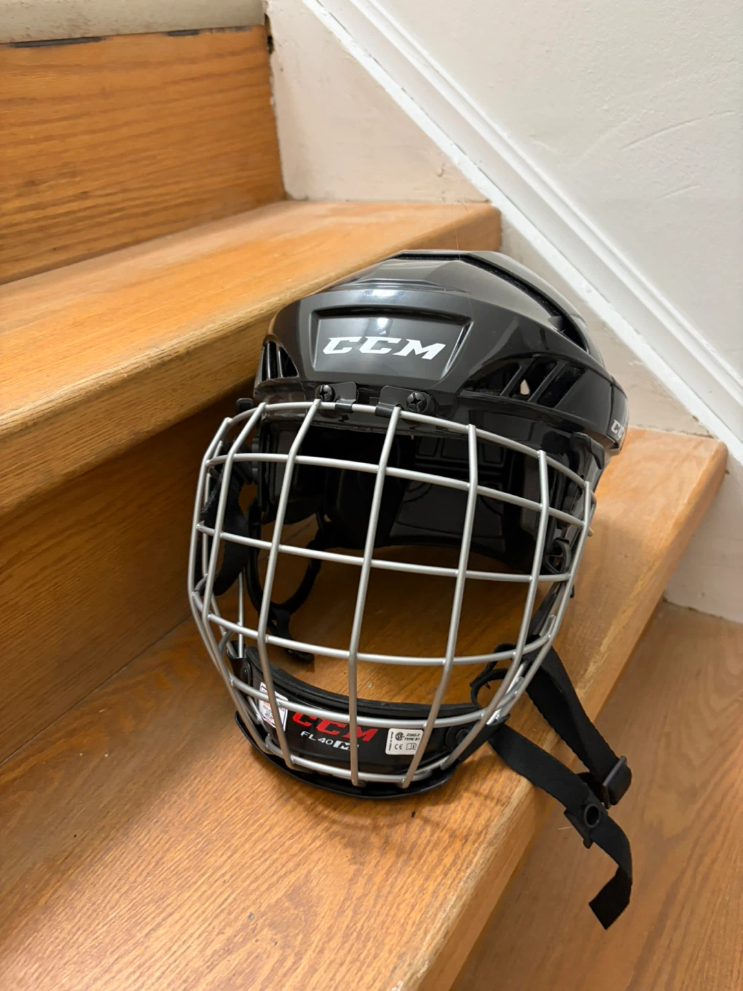 CCM kids hockey helmet