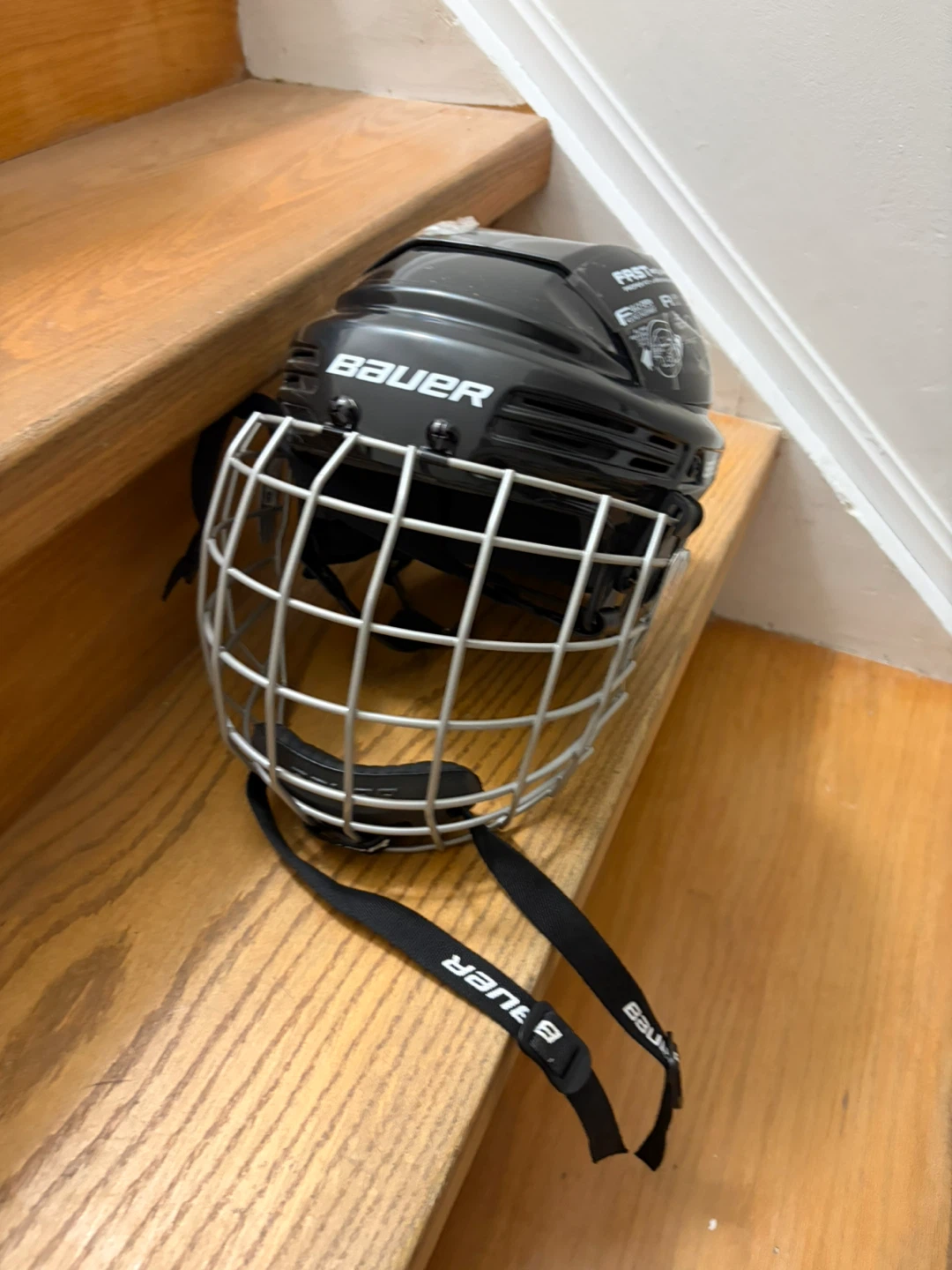 Kids Bauer Hockey Helmet with Cage