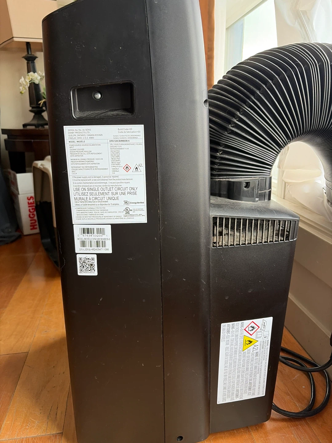 Danby Portable Air Conditioner with Warranty 14,000 BTU/H - photo 2