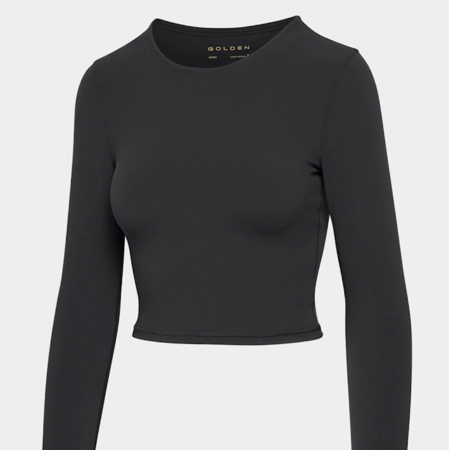 GOLDEN butter essential waist long sleeve top XS - photo 5