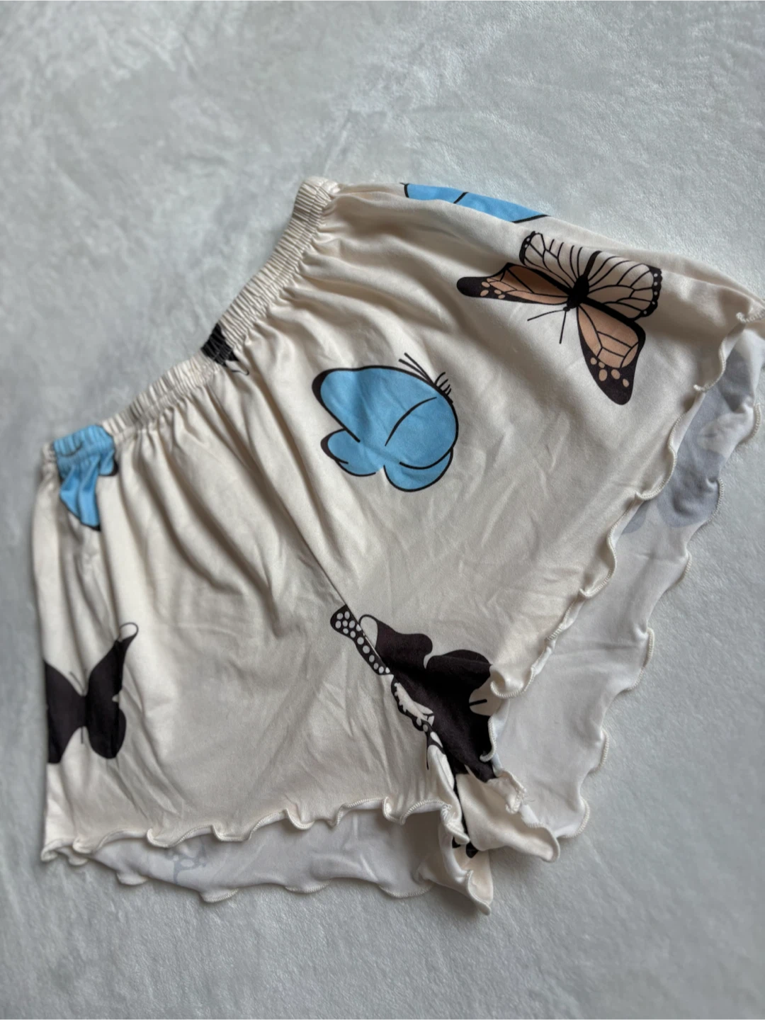 Butterfly Print Pyjama Shorts