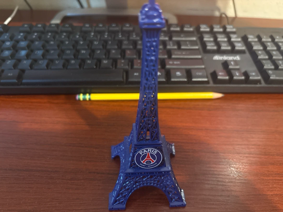 Blue Eiffel Tower Paris Saint-Germain Souvenir