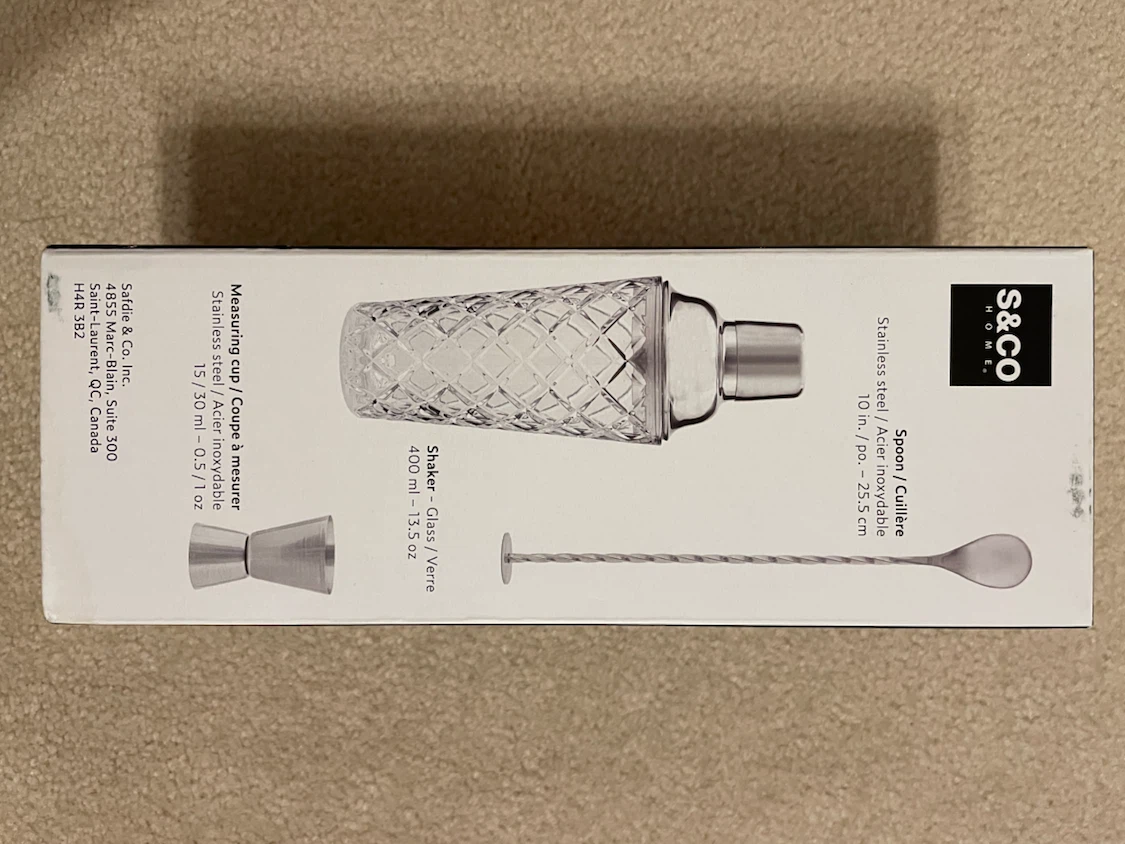 Glass Cocktail Shaker Set - photo 2