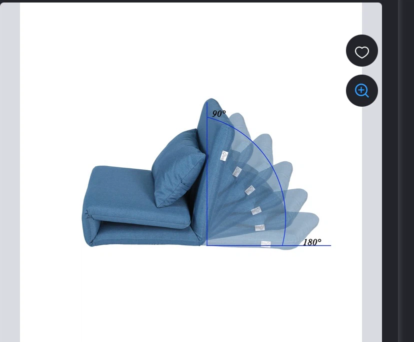 Adjustable Floor Chair , No Pillow - photo 3
