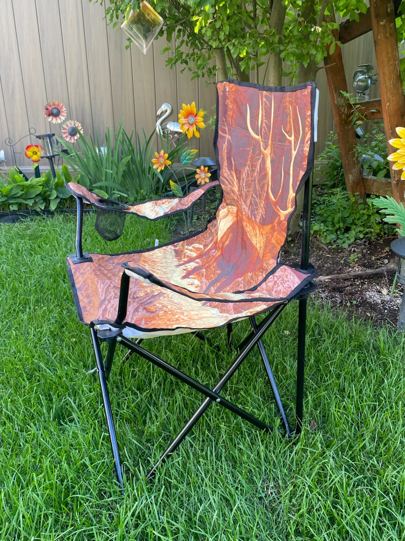 Kids Camping Chair with Moose print! - photo 3