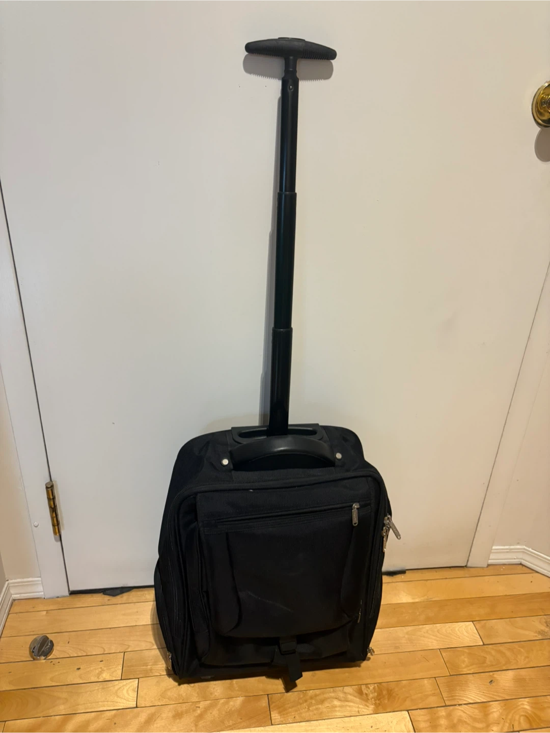 Black Rolling Laptop Backpack - photo 4