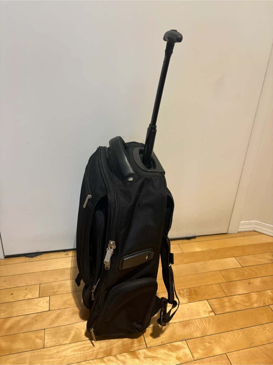 Black Rolling Laptop Backpack - photo 5