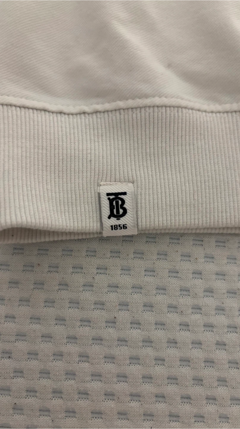 Burberry White Long Sleeve Crewneck Sweatshirt - photo 4